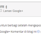 Mengaktifkan Fitur Komentar Google+ (Untuk yang Gagal)