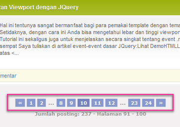 Table of Content for Blogger with Pagination