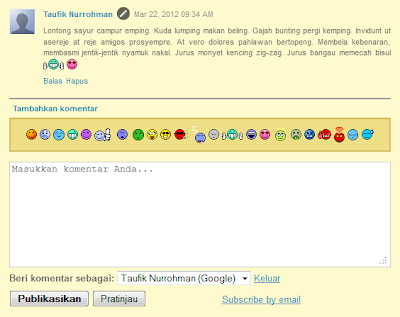 jQuery Auto Emoticons for Blogger