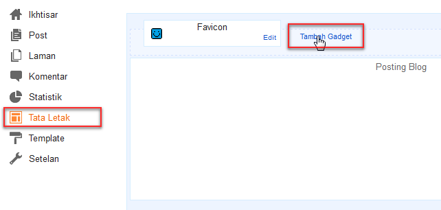 Menambahkan Widget