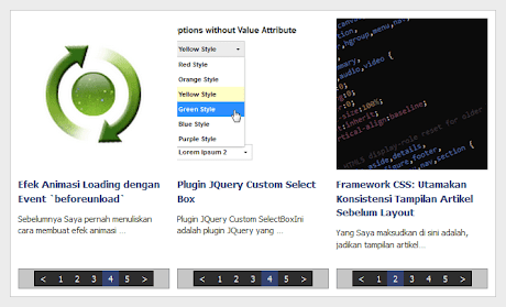 Image of Blogger Feed Rotator plugin demo