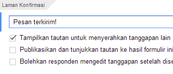 Sent message setup - Google Drive