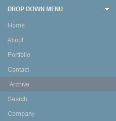 Basic Drop Down Menu