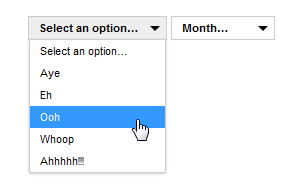 jQuery Custom Select Box
