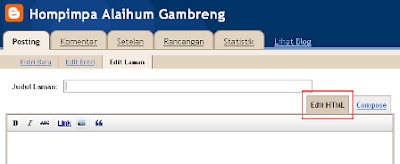 instalasi script daftar isi blog