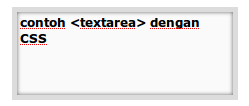 CSS Textarea
