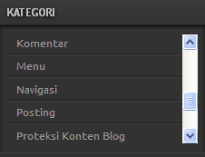 membuat fungsi scroll pada semua widget
